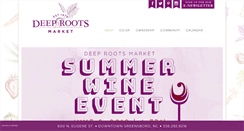 Desktop Screenshot of deeprootsmarket.com